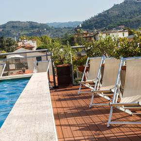 A swimming-pool with a View